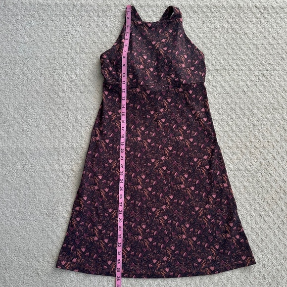 Patagonia Magnolia Spring A-Line Floral Dress Brown/Pink Small Outdoors Travel - Picture 13 of 14